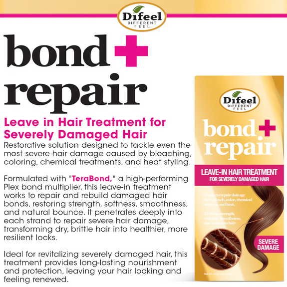 DIFEEL BOND & REPAIR LEAVE IN HAIR TREATMENT FOR SEVERELY DAMAGED HAIR