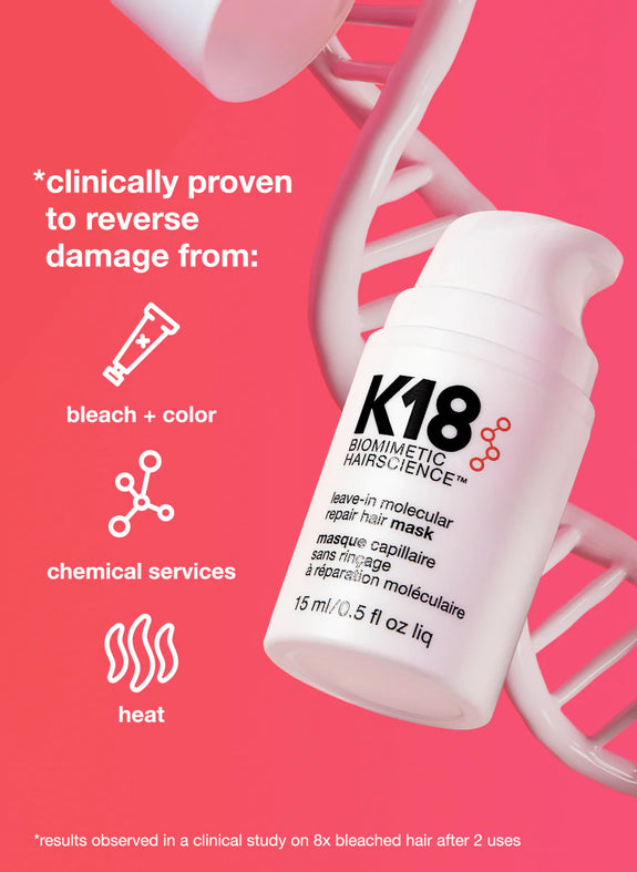 K18 leave-in molecular repair hair mask 15 ML