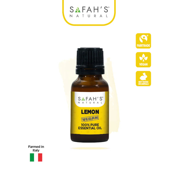 SAFAH'S' LEMON ESSENTIAL OIL (100% PURE) - 15ML