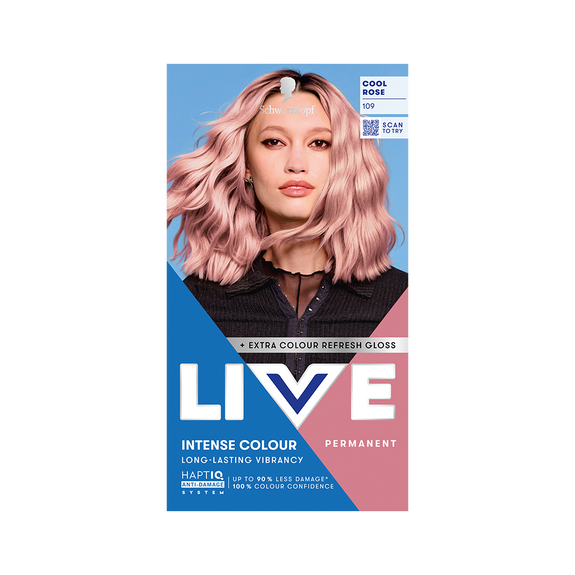 Schwarzkopf Live Intense Colour Permanent Colour 109 Cool Rose