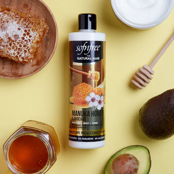 SOF'N'FREE MOISTURE RICH CONDITIONER WITH MANUKA HONEY & AVOCADO 350ML