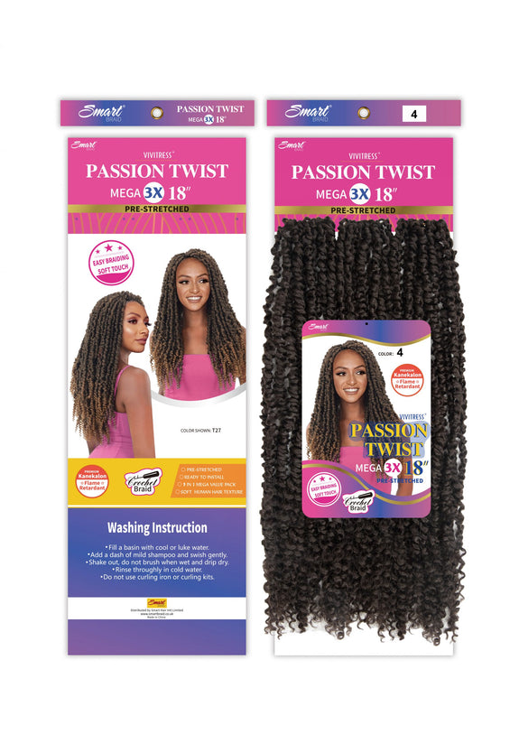 VIVITRESS MEGA PACK 3X  PASSION TWIST 18″