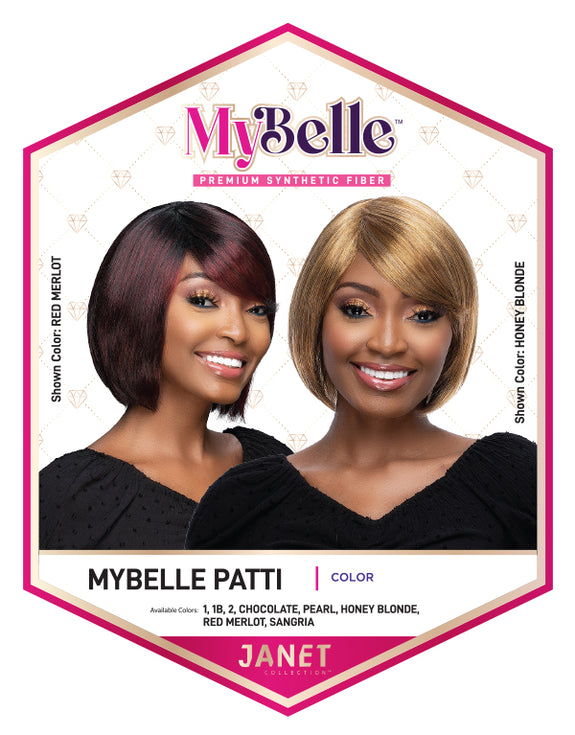JANET COLLECTION PREMIUM SYNTHETIC FIBER MYBELLE PATTI WIG