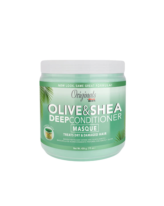 AFRICA'S BEST OLIVE OIL CONDITIONING COLLECTION OLIVE & SHEA DEEP CONDITIONER MASQUE 15 oz