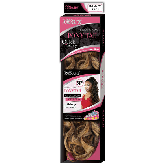 Blissource Drawstring Ponytail Melody