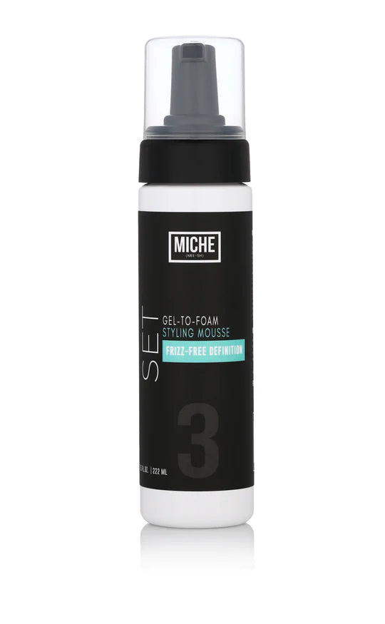 MICHE SET GEL-TO-FOAM STYLING MOUSSE-7.5 oz