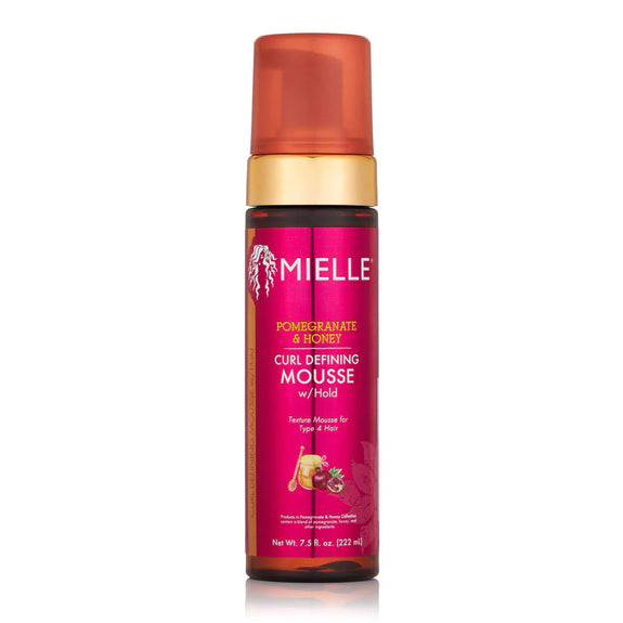 MIELLE POMEGRANATE & HONEY CURL DEFINING MOUSSE  WITH HOLD -7.5 oz