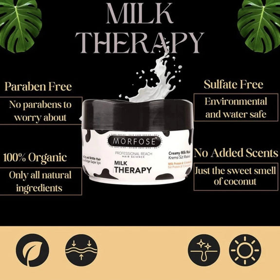 Morfose Milk Therapy Creamy Hair Mask 500 ML