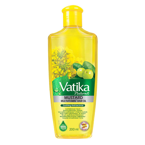 Vatika Naturals Multivitamin Enriched Mustard Hair Oil 200 ML