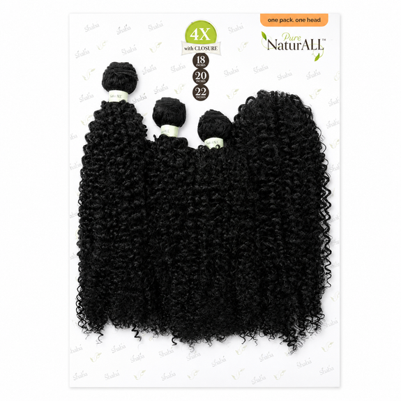Pure NaturAll 3x Weave Bohemian Curl  18"20"22"