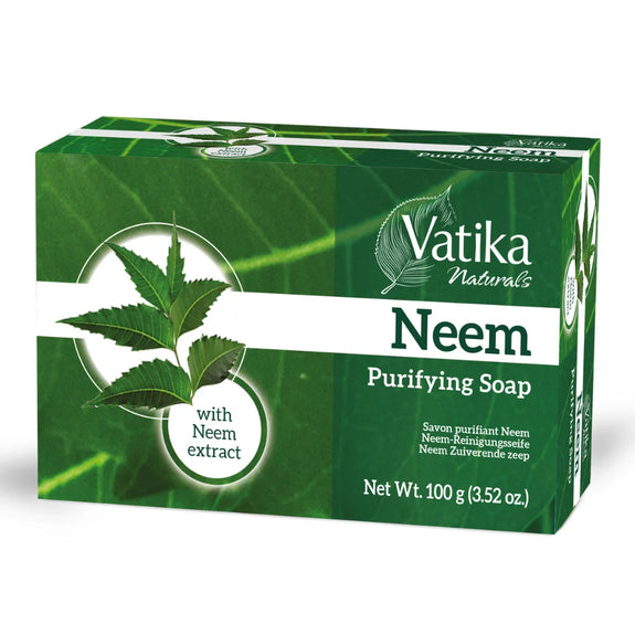 Vatika Naturals Neem Purifying Soap, 100 gm