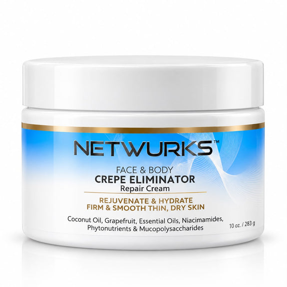 Netwurks Face And Body Crepe Eliminator Repair Cream 283g/10 fl.oz