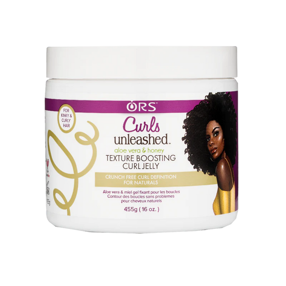 ORS CURLS UNLEASHED ALOE VERA AND HONEY TEXTURE BOOSTING CURL JELLY 455G