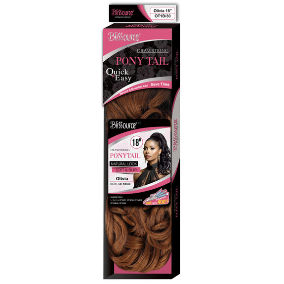 Blissource Drawstring Olivia Ponytail