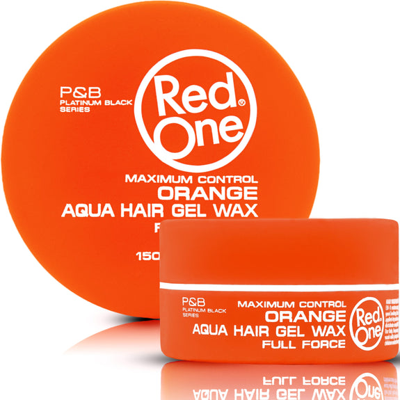 Redone Full Force Aqua Hair Gel Wax | Orange 150ml | Ultra Hold | Melon Scent | Maximum Control