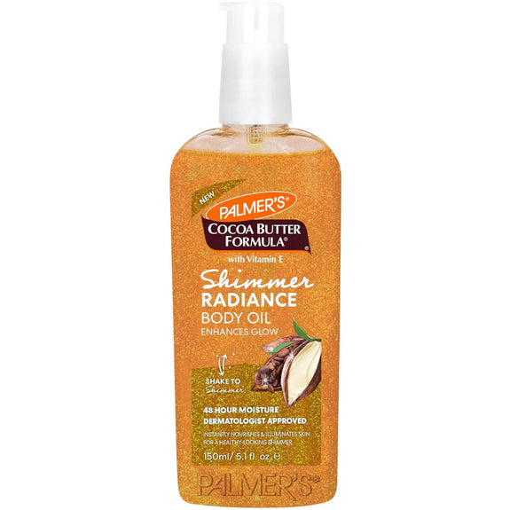 PALMER'S COCOA BUTTER SHIMMER RADIANCE BODY OIL ENHANCES GLOW 150ML