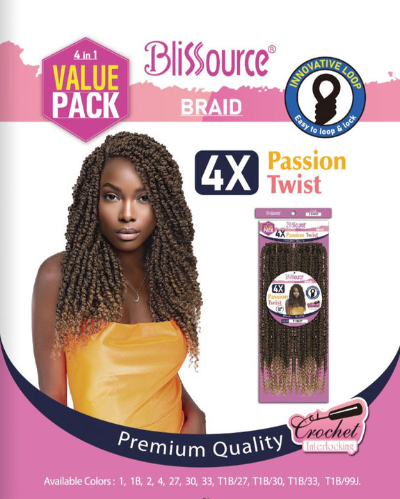 BLISSOURCE PREMIUM BRAID 4x PASSION TWIST