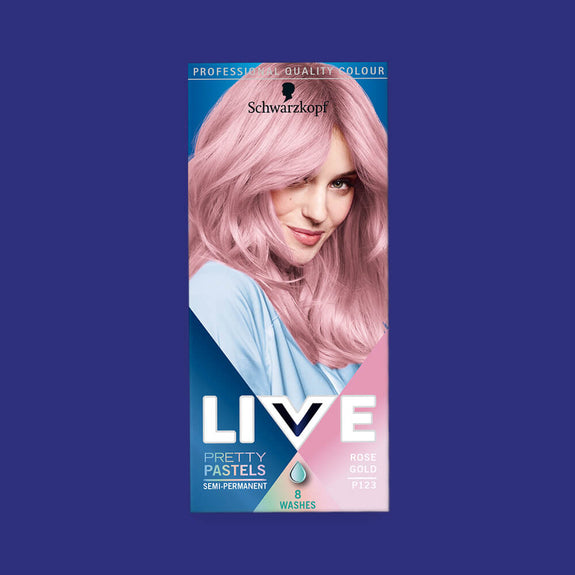 LIVE P123 ROSE GOLD SEMI-PERMANENT COLOUR