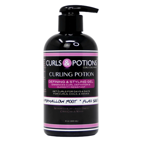 CURLS & POTIONS CURLING POTION STYLING GEL  80Z