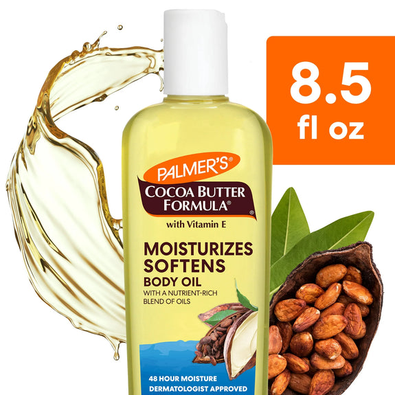 PALMER’S COCOA BUTTER FORMULA Moisturizes Softens Body Oil-8.5 oz