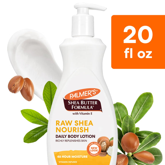 Palmer's Shea Butter Formula Raw Shea Nourishing Body Lotion for Dry Skin,