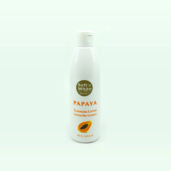 SOFT 'N WHITE SWISS PAPAYA CLEANSING LOTION 250ML