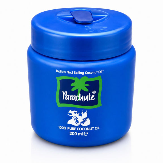 Parachute 100% Pure and Natural Unrefined Coconut Oil 200ml Jar