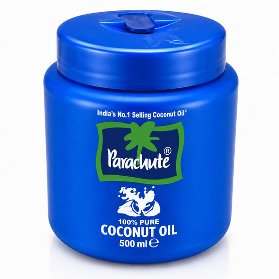 Parachute 100% Pure and Natural Unrefined Coconut Oil 500ml Jar