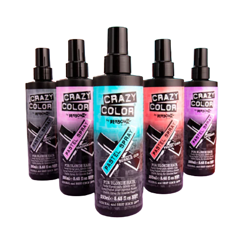 Crazy Color Pastel Spray 250ml temporary hair colour spray