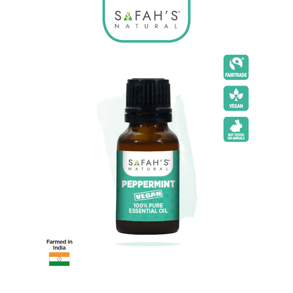 SAFAH'S' PEPPERMINT ESSENTIAL OIL (100% PURE) - 15ML