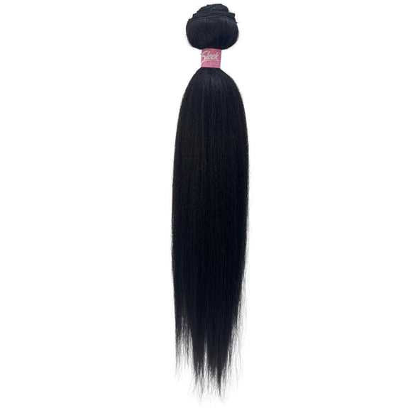 SLEEK REMY GORGEOUS 100%  PREMIUM SYNTHETIC VIRGIN HAIR DUPE PERM YAKI