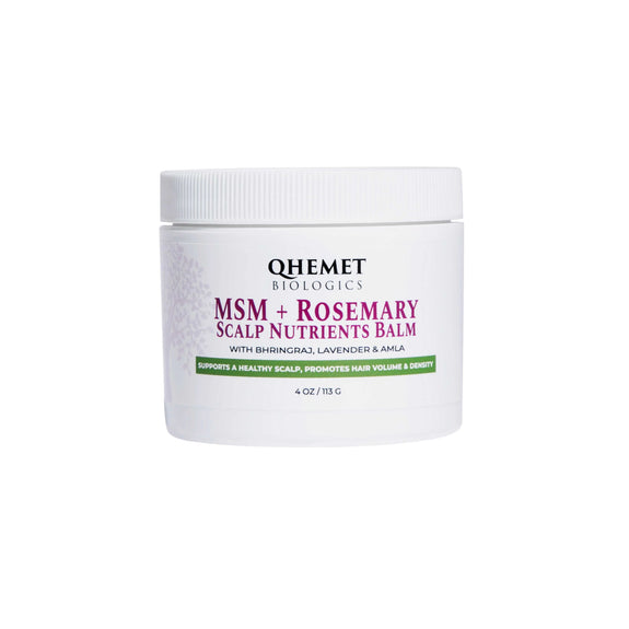 Qhemet Biologics MSM + Rosemary Scalp Nutrients Balm