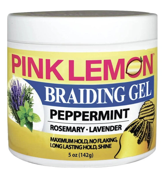 Pink Lemon Peppermint Maximum Hold Braiding Gel 142g/5oz