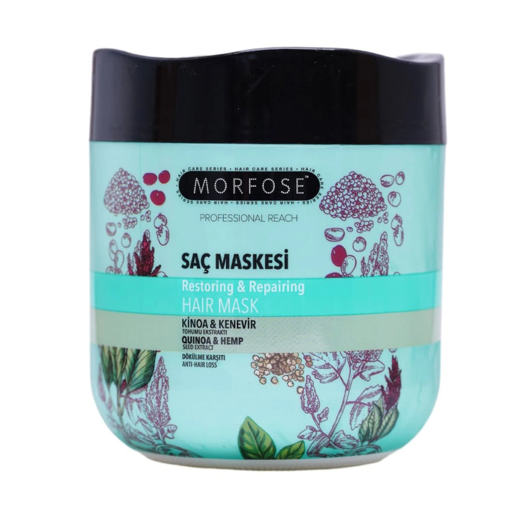 Morfose Professional Reach Quinoa & Hemp Hair Mask 500ml – Shaba Cosmetics