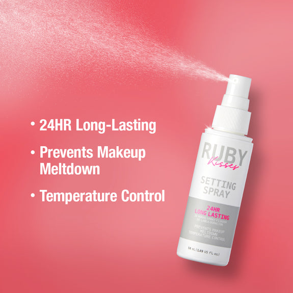 RUBY KISS Never Touch Up Setting Spray – 24HR Long Lasting