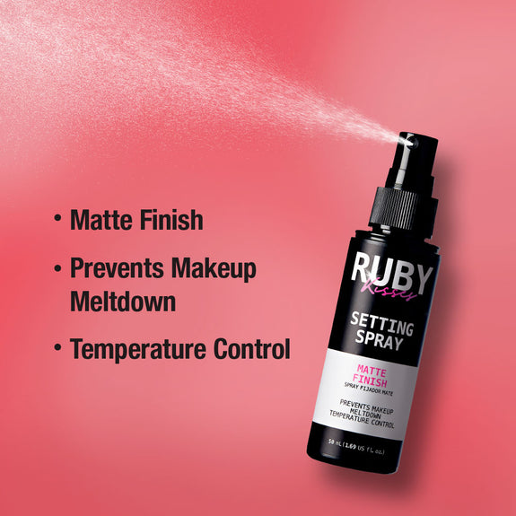 RUBY KISS Never Touch Up Setting Spray – Matte Finish