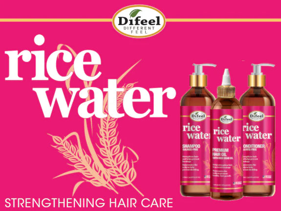 DIFEEL RICE WATER PREMIUM HAIR OIL 2.5 OZ.