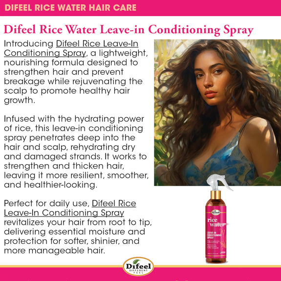 DIFEEL RICE WATER HAIR CARE THE ULTIMATE HAIR RESET FULL KIT