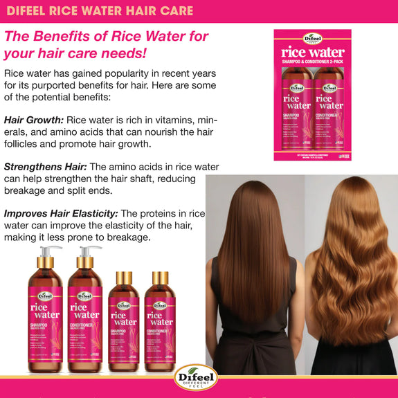 DIFEEL RICE WATER LEAVE-IN CONDITIONING SPRAY 8 OZ