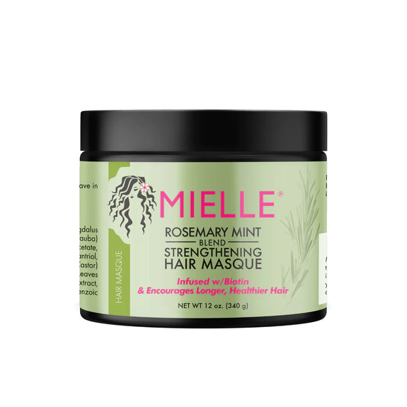 MIELLE Rosemary Mint Strengthening Hair Masque 12OZ