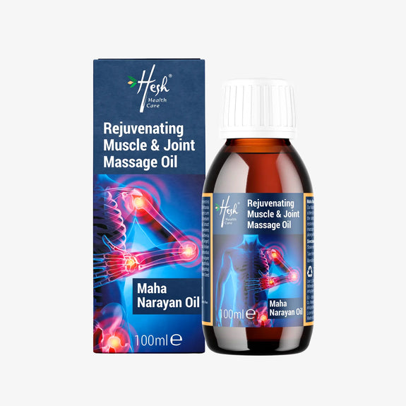 Hesh Muscle & Joint Ayurvedic Massage Oil  Maha Naryan Oil 100ml