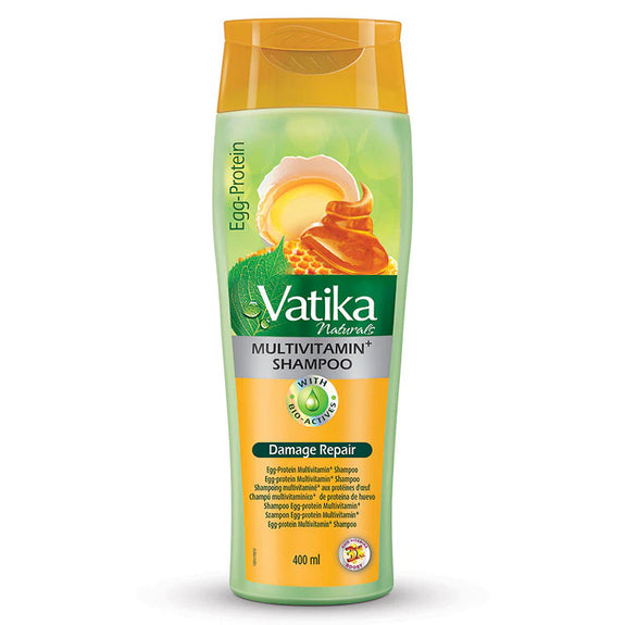 Vatika Naturals Eggprotein Multivitamin Shampoo 400 ML