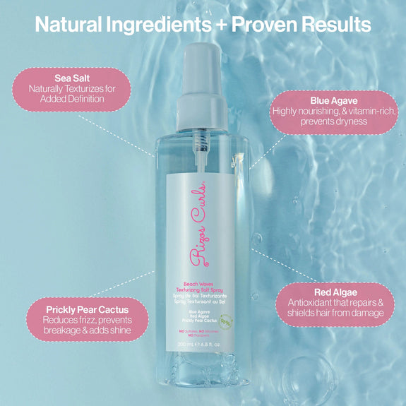 RIZOS CURLS New Beach Waves Texturizing Salt Spray 6.8 OZ