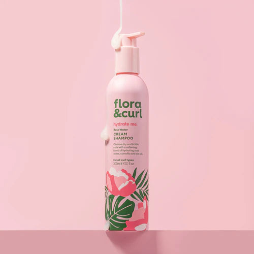 FLORA & CURL Hydrate Me Rose Water Cream Shampoo-300ML