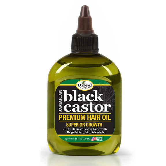 DIFEEL 99% NATURAL PREMIUM JAMAICAN BLACK CASTOR HAIR OIL 7.1 OZ.