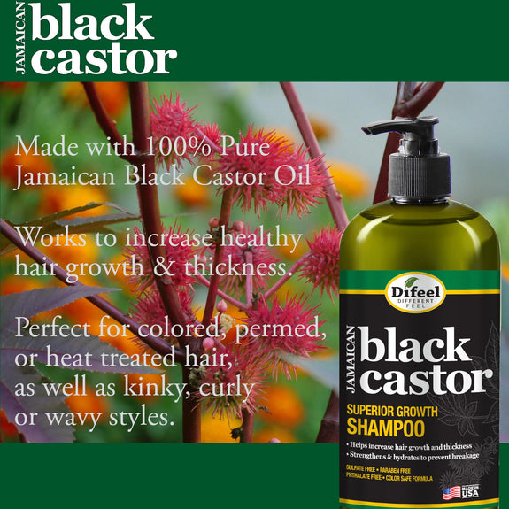 DIFEEL SUPERIOR GROWTH JAMAICAN BLACK CASTOR SHAMPOO