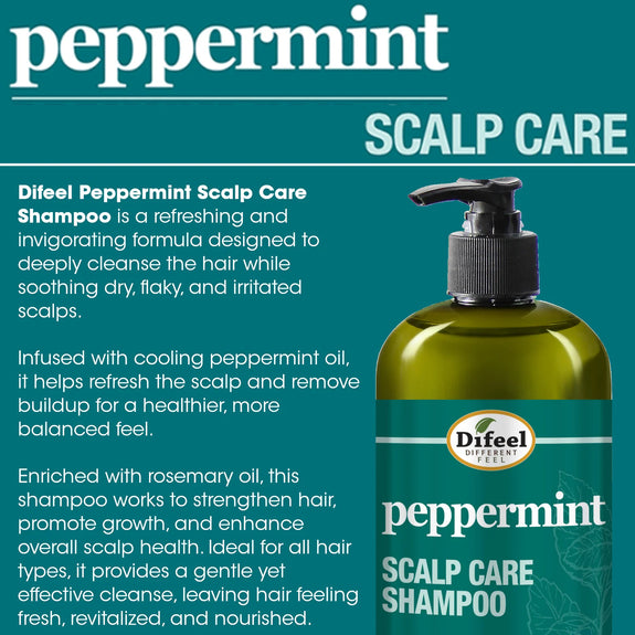 DIFEEL PEPPERMINT SCALP CARE SHAMPOO