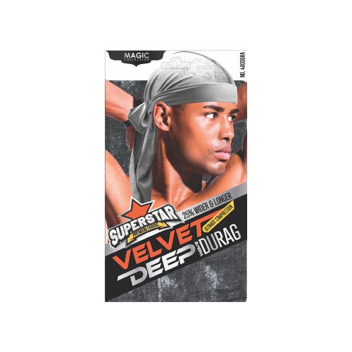 MAGIC COLLECTION MEN'S  SUPERSTAR VELVET DEEP DURAG