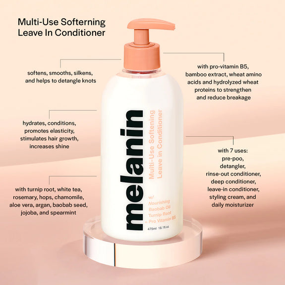 MELANIN Multi-Use Softening Leave In Conditioner-490ML