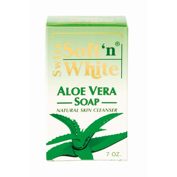 SOFT 'N WHITE SWISS ALOE VERA SOAP 200G